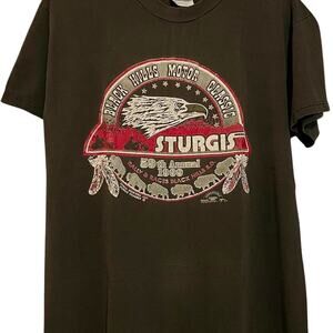 Vintage 90s Sturgis Black Hills Rally 1999 Biker Shirt Adult Large